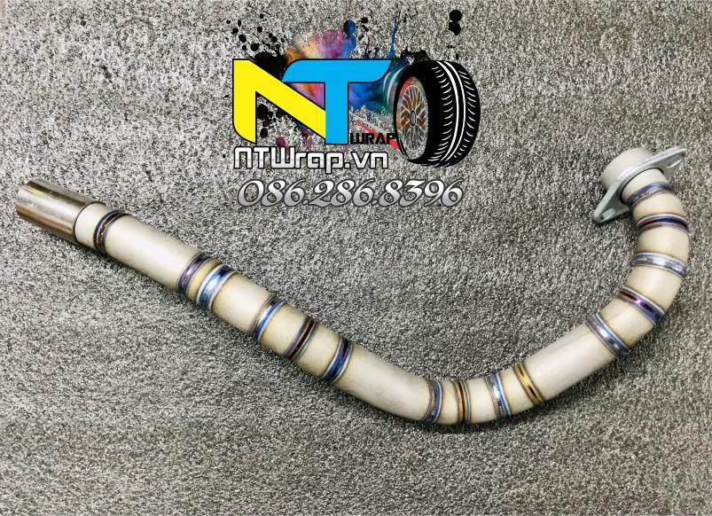 Cổ pô titan cho exciter 150
