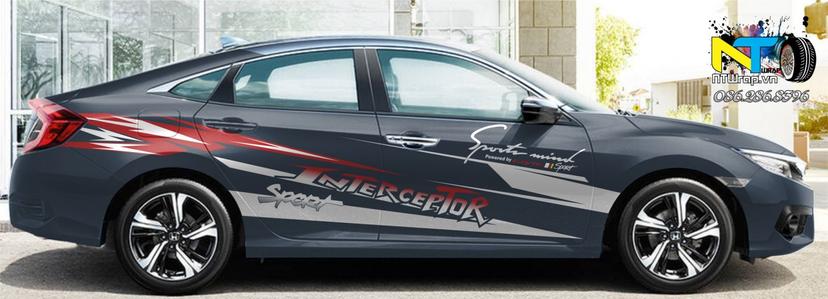 TEM SƯỜN XE Ô TÔ HONDA CIVIC - 0001