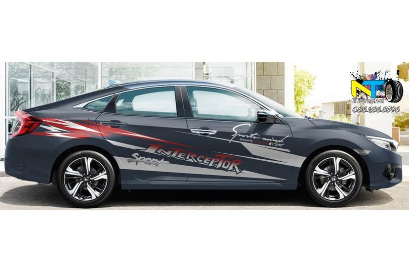TEM SƯỜN XE Ô TÔ HONDA CIVIC - 0001